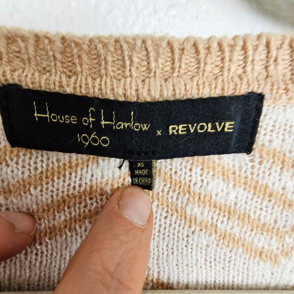 House of Harlow 1960 x Revolve Womens Marisol Cardigan Sweater Sz XS Wrap Duster - Picture 8 of 11